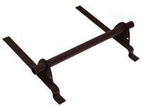 Zestaw ochrony rurowej o długości 150 cm, z 1 rzędem rur, do blachodachówki o module 400 mm / 20 mm