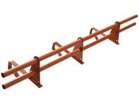 Zestaw ochrony rurowej o długości 150 cm, z 2 rzędami rur, do dachówek betonowych i ceramicznych