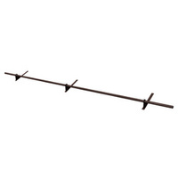 Zestaw ochrony rurowej z 1 rzędem rur do pokryć płaskich