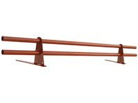 Zestaw ochrony rurowej o długości 150 cm, z 2 rzędami rur, do pokryć płaskich