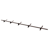 Zestaw ochrony rurowej z 1 rzędem rur do pokryć płaskich