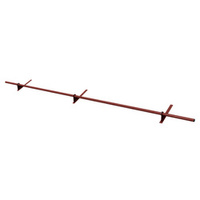 Zestaw ochrony rurowej z 1 rzędem rur do pokryć płaskich