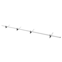 Zestaw ochrony rurowej z 1 rzędem rur do pokryć płaskich