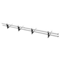 Zestaw ochrony rurowej z 2 rzędami rur do pokryć płaskich