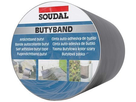 BUTYBAND - butylowa taśma dekarska Soudal - aluminium