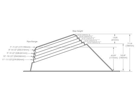 Elastyczne przejście Master Flasher Residential nr 2 Silicone (177-292 mm) do dachówki, gontu podstawa aluminium