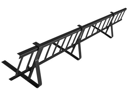 Płotek przeciwśniegowy 150 cm o wysokości 15 cm do pokryć płaskich