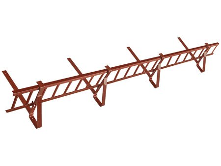 Płotek przeciwśniegowy 150 cm o wysokości 20 cm do blachodachówki o module 460/20 mm