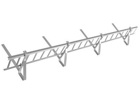 Płotek przeciwśniegowy 200 cm o wysokości 15 cm do blachodachówki o module 420/20 mm