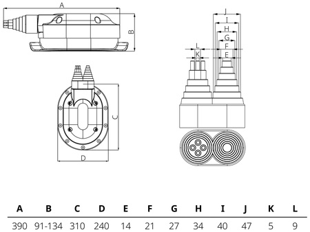 Przejście solarne i fotowoltaiczne Perfekta do pokryć z blachy trapezowej