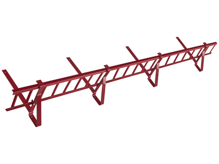 Zestaw płotka przeciwśniegowego o długości 150 cm i wysokości 15 cm, do blachodachówki o module 350 mm / 20 mm