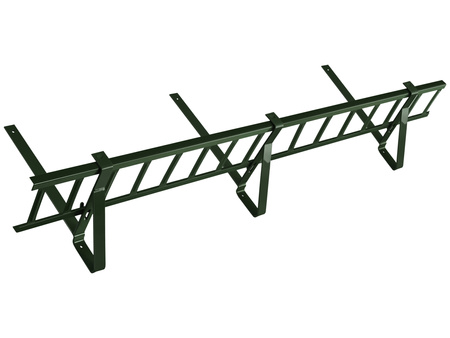 Zestaw płotka przeciwśniegowego o długości 150 cm i wysokości 20 cm, do blachodachówki o module 350 mm / 20 mm