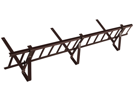 Zestaw płotka przeciwśniegowego o długości 200 cm i wysokości 15 cm do blachodachówki, o module 330 mm / 30 mm