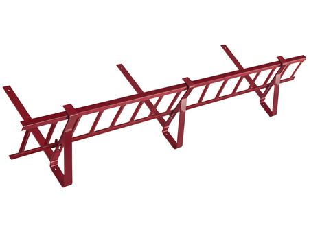 Zestaw płotka przeciwśniegowego o długości 200 cm i wysokości 15 cm do blachodachówki o module 400 mm / 20 mm